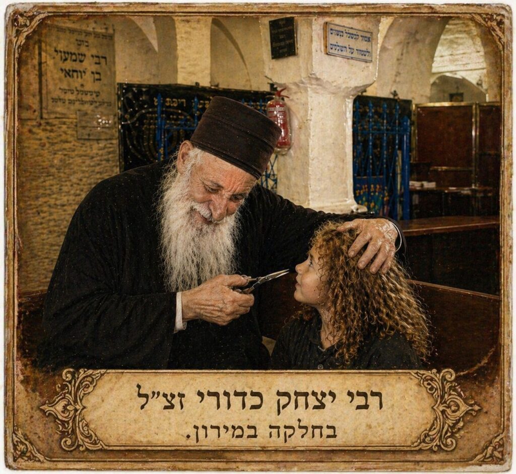 Rabbi Yitzhak Kaduri Halaka in Meron